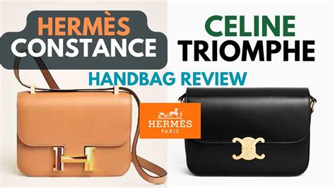 hermes constance vs celine triomphe|hermes constance car.